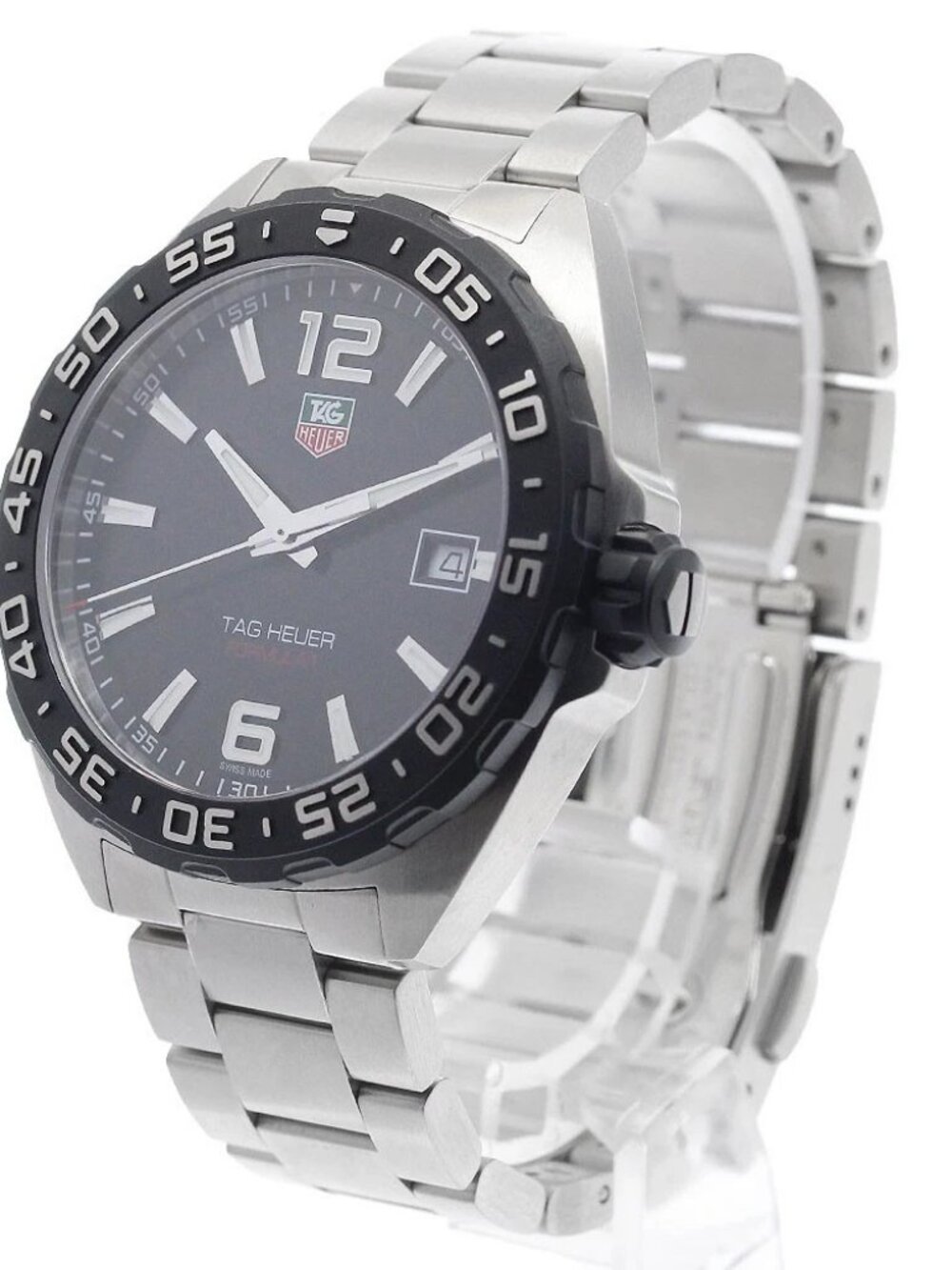 TAG HEUER Formula 1 WAZ1110 Date Black Dial Quartz Men's Watch_974936